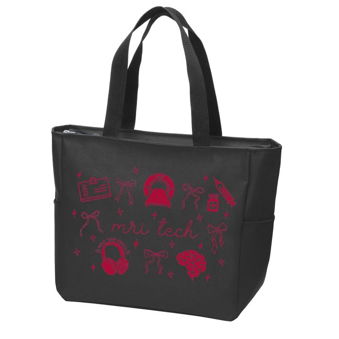 Coquette MRI Tech Magnetic Resonance Imaging Tech RAD Tech Zip Tote Bag