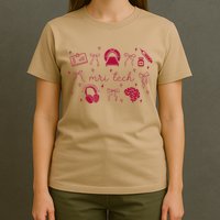 Coquette MRI Tech Magnetic Resonance Imaging Tech RAD Tech T-Shirt