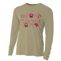 Coquette MRI Tech Magnetic Resonance Imaging Tech RAD Tech Cooling Performance Long Sleeve Crew