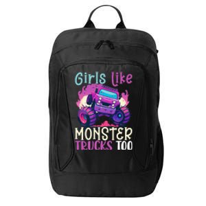 Cute Monster Truck Like Monster Trucks Too Cute City Backpack