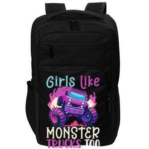 Cute Monster Truck Like Monster Trucks Too Cute Impact Tech Backpack