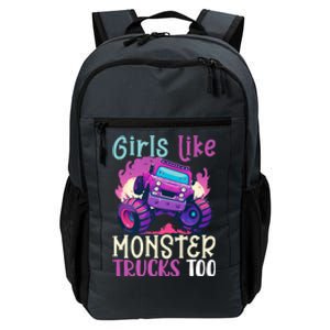 Cute Monster Truck Like Monster Trucks Too Cute Daily Commute Backpack