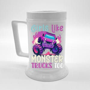 Cute Monster Truck Like Monster Trucks Too Cute Beer Stein