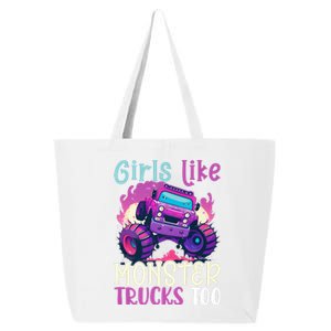 Cute Monster Truck Like Monster Trucks Too Cute 25L Jumbo Tote