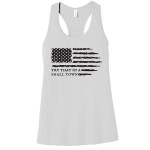 Country Music Us Flag Women's Racerback Tank