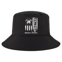 Coal Miner Usa Flag Patriotic Underground Mining Laborer Cool Comfort Performance Bucket Hat