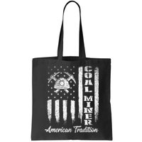 Coal Miner Usa Flag Patriotic Underground Mining Laborer Bag