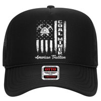 Coal Miner Usa Flag Patriotic Underground Mining Laborer Hat