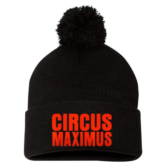 CIRCUS MAXIMUS UTOPIA RAP TRAP HIP HOP MUSIC Pom Pom 12in Knit Beanie