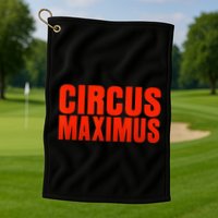CIRCUS MAXIMUS UTOPIA RAP TRAP HIP HOP MUSIC Golf Towel