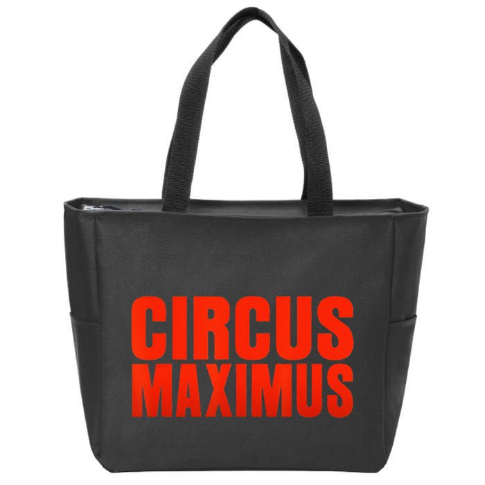 CIRCUS MAXIMUS UTOPIA RAP TRAP HIP HOP MUSIC Zip Tote Bag