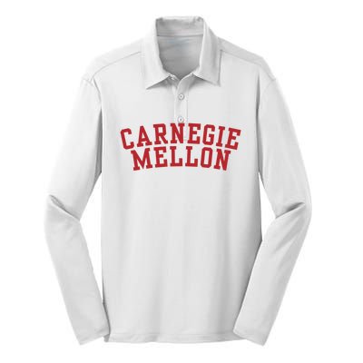 Carnegie Mellon University Silk Touch Performance Long Sleeve Polo