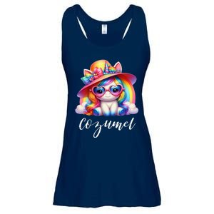 Cozumel Mexico Unicorn Vacation Beach Trip Girl Ladies Essential Flowy Tank