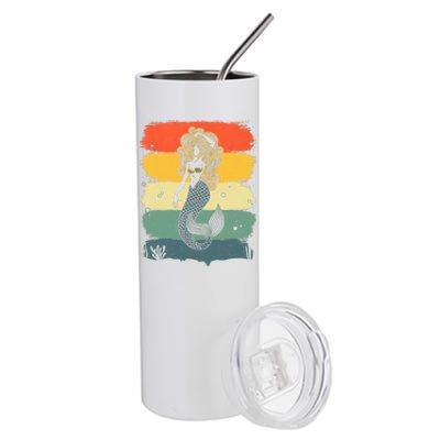 Cool Mermaid Under Sea Mermaids Merman Stainless Steel Tumbler