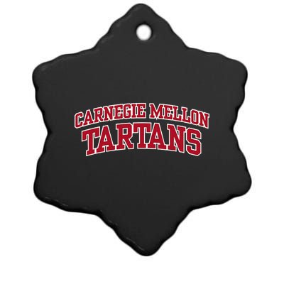 Carnegie Mellon University Tartans Ceramic Star Ornament