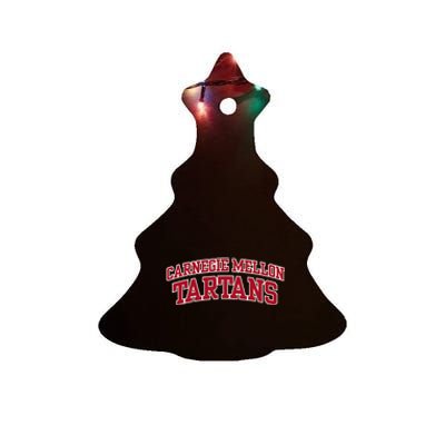 Carnegie Mellon University Tartans Ceramic Tree Ornament