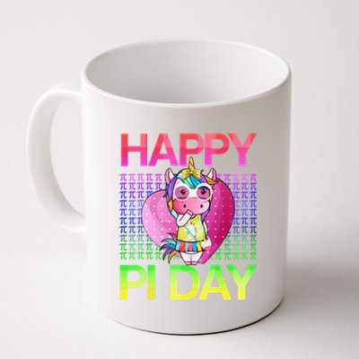 Cute Math Unicorn Cute Gift Happy Pi Day 3 14 Gift Coffee Mug