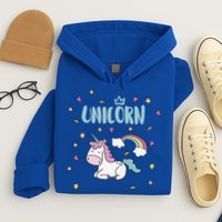 Cute Magical Unicorn Rainbow Hoodie