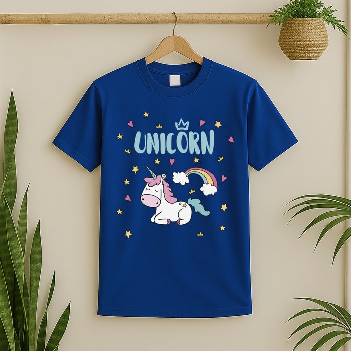 Cute Magical Unicorn Rainbow T-Shirt