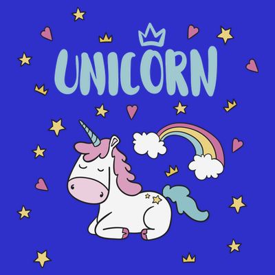 Cute Magical Unicorn Rainbow T-Shirt