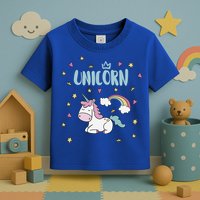 Cute Magical Unicorn Rainbow Toddler T-Shirt