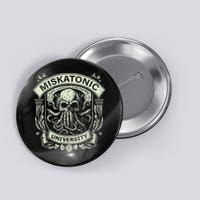 Cthulhu Miskatonic University Button