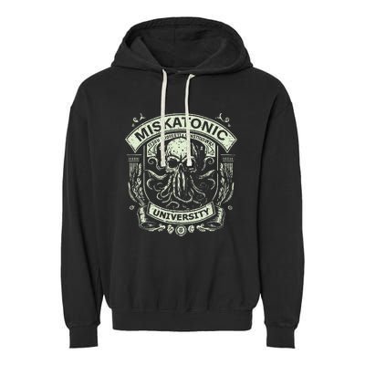 Cthulhu Miskatonic University Garment-Dyed Fleece Hoodie