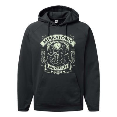 Cthulhu Miskatonic University Performance Fleece Hoodie