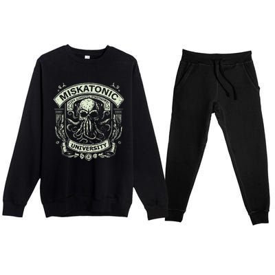 Cthulhu Miskatonic University Premium Crewneck Sweatsuit Set