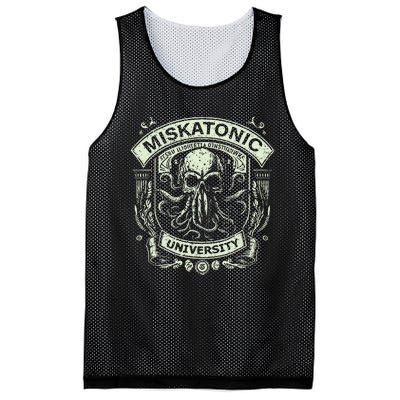 Cthulhu Miskatonic University Mesh Reversible Basketball Jersey Tank