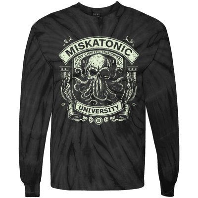 Cthulhu Miskatonic University Tie-Dye Long Sleeve Shirt