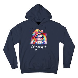 Cozumel Mexico Unicorn Vacation Beach Trip Girl Hoodie