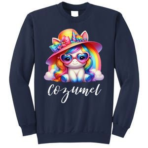 Cozumel Mexico Unicorn Vacation Beach Trip Girl Sweatshirt