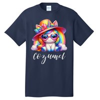 Cozumel Mexico Unicorn Vacation Beach Trip Girl Tall T-Shirt