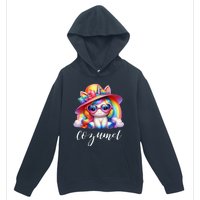 Cozumel Mexico Unicorn Vacation Beach Trip Girl Urban Pullover Hoodie