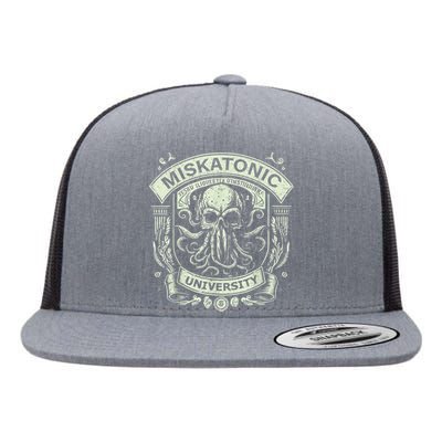 Cthulhu Miskatonic University Flat Bill Trucker Hat