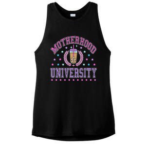 Cool Mamas University Motherhood Of University Graduation Ladies PosiCharge Tri-Blend Wicking Tank