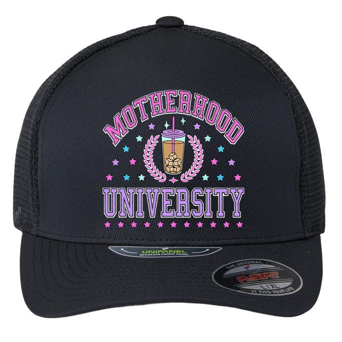 Cool Mamas University Motherhood Of University Graduation Flexfit Unipanel Trucker Cap