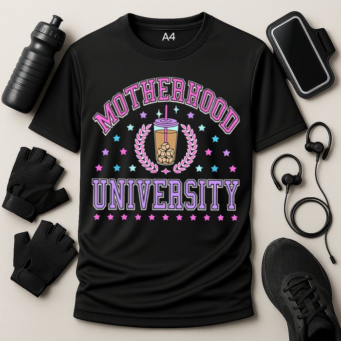Cool Mamas University Motherhood Of University Graduation Performance Shirt