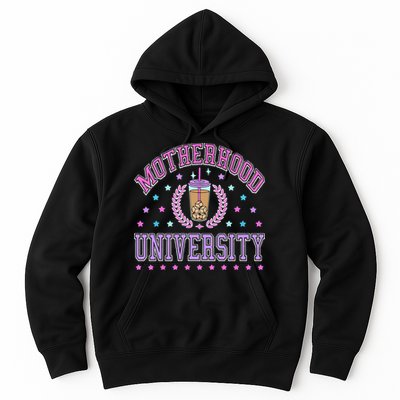 Cool Mamas University Motherhood Of University Graduation Hoodie