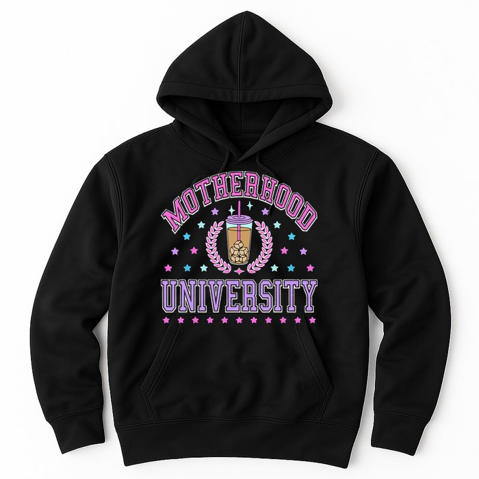 Cool Mamas University Motherhood Of University Graduation Hoodie