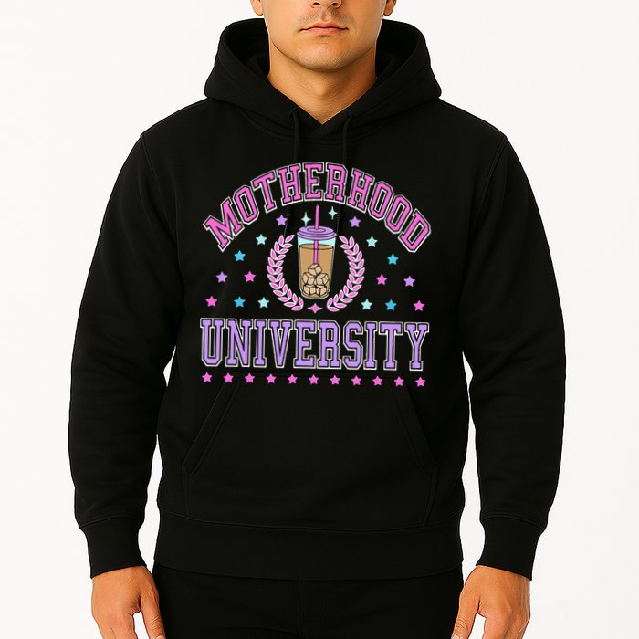 Cool Mamas University Motherhood Of University Graduation Hoodie