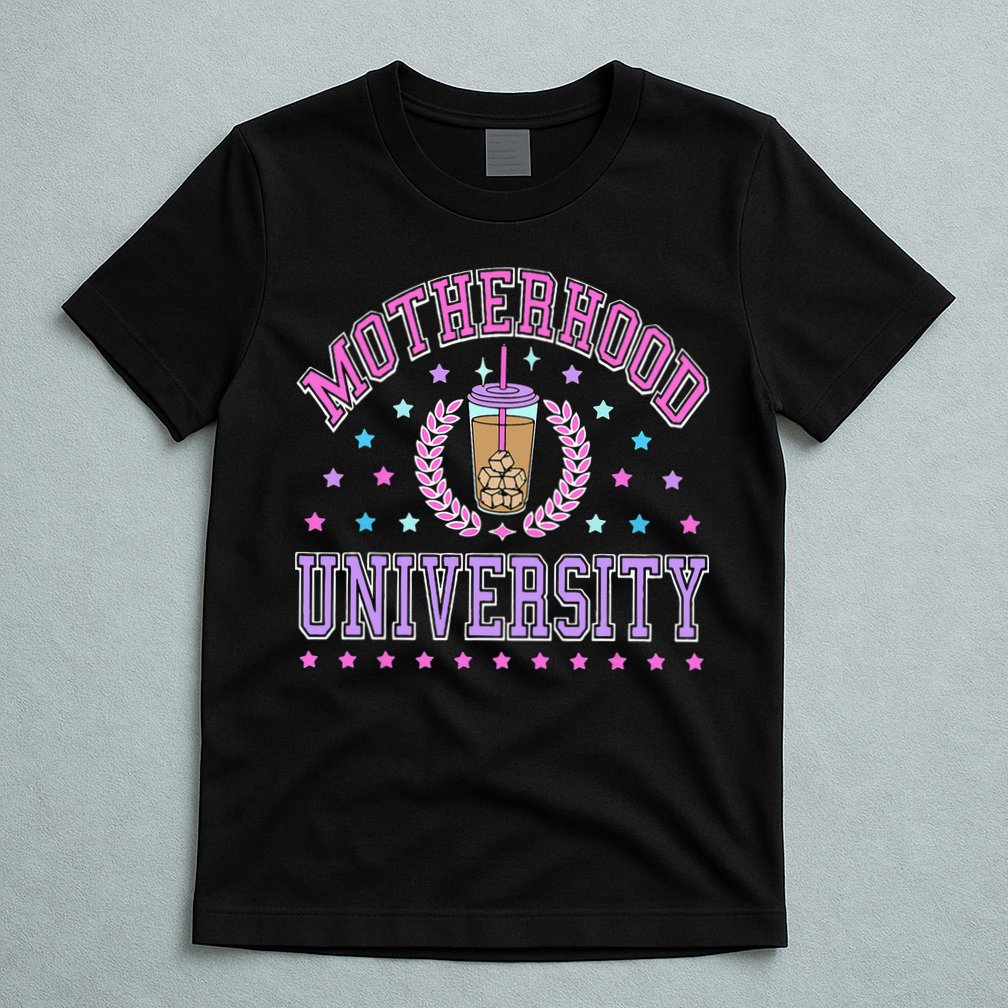 Cool Mamas University Motherhood Of University Graduation T-Shirt