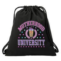 Cool Mamas University Motherhood Of University Graduation Drawstring Bag