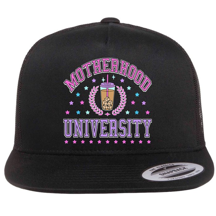 Cool Mamas University Motherhood Of University Graduation Flatbill Hat