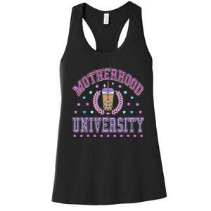 Cool Mamas University Motherhood Of University Graduation Women's Racerback Tank