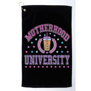 Cool Mamas University Motherhood Of University Graduation Platinum Collection Golf Towel