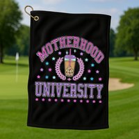 Cool Mamas University Motherhood Of University Graduation Golf Towel