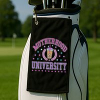 Cool Mamas University Motherhood Of University Graduation Golf Towel