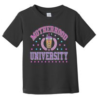 Cool Mamas University Motherhood Of University Graduation Toddler T-Shirt